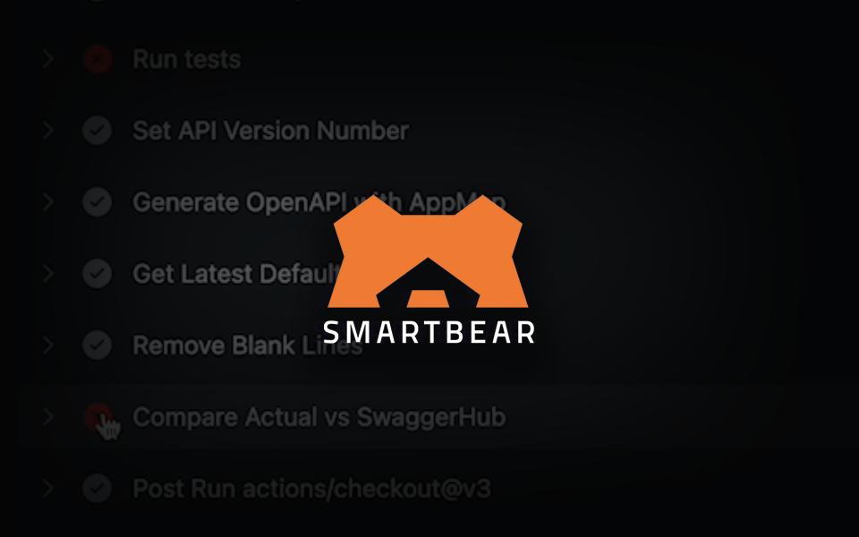 Using AppMap and SmartBear to fail a CI build with API differences